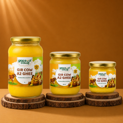 Grace of Cows - A2 Gir Cow Ghee : Grass Fed | Certified A2 Ghee | Vedic Bilona A2 Ghee