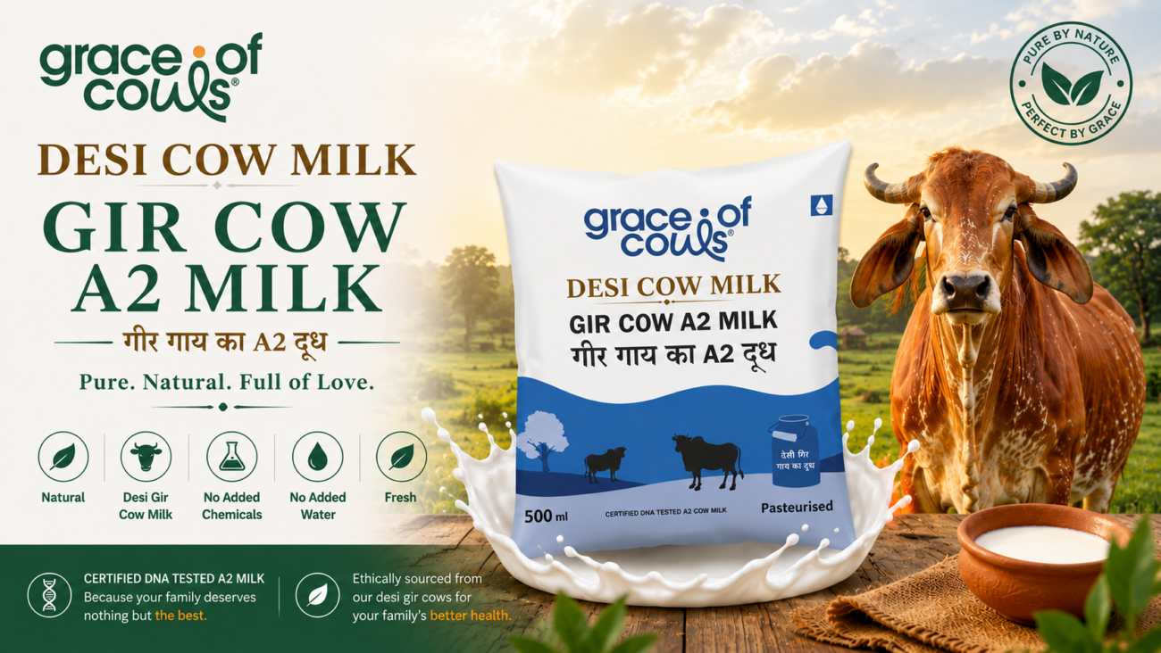 Desi cow milk delivery in Pune